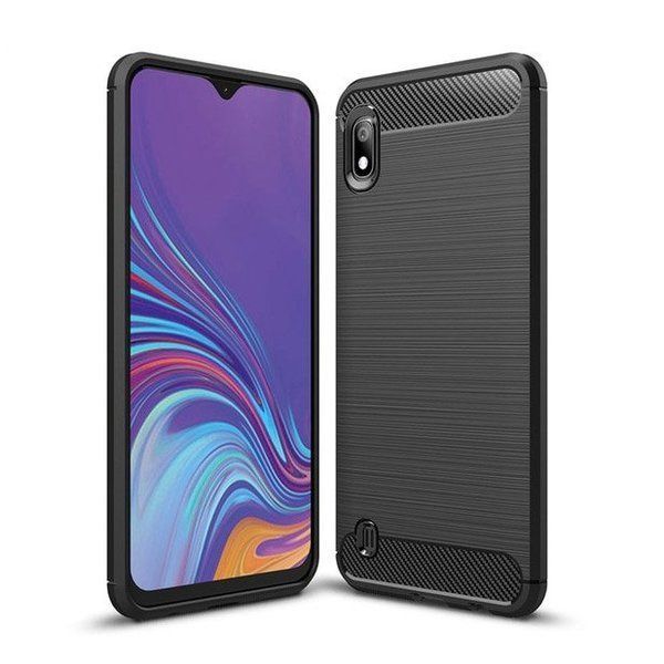 Etui Back Case Carbon do SAMSUNG GALAXY A10 A105 czarny zdjęcie 1