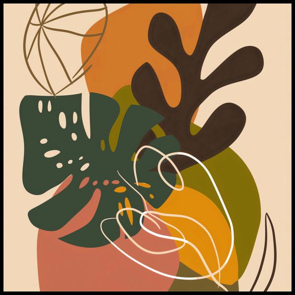 Plakat 80x80cm Leśna Kompozycja zdjęcie 2