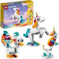 LEGO Creator 3w1 Magiczny jednorożec Konik wodny Kaczka 31140