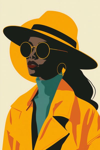 Plakat 30x45cm Żółta Stylowość zdjęcie 1