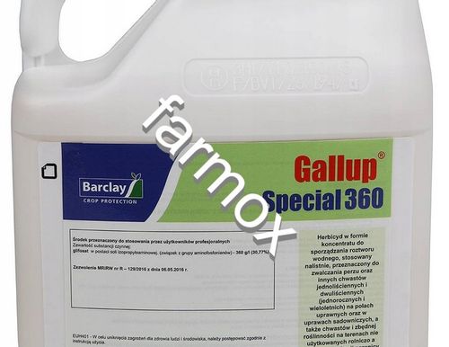 GALLUP 5L 360SL Glifosat hebicyd totalny na Arena.pl