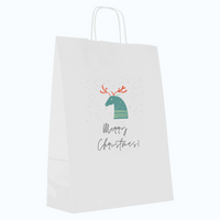 Torby świąteczne duże 32 x 12 x 41 cm Renifer