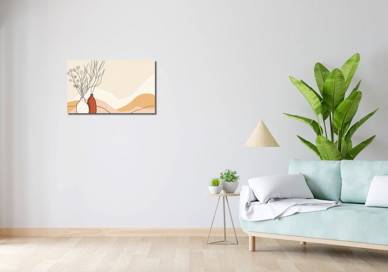 Obraz 70x40cm Stylowe Beże zdjęcie 2