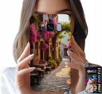 ETUI DO SAMSUNG GALAXY S8 - MALOWNICZA ULICZKA Z KAWIARNIĄ + FOLIA