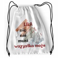 Plecak Dla Lilii Sportowy Szkolny Worek Torba Z Nadrukiem Ze Zdjęciem