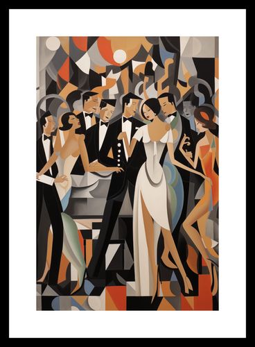 Plakat 20x30cm Bal w Art Deco na Arena.pl