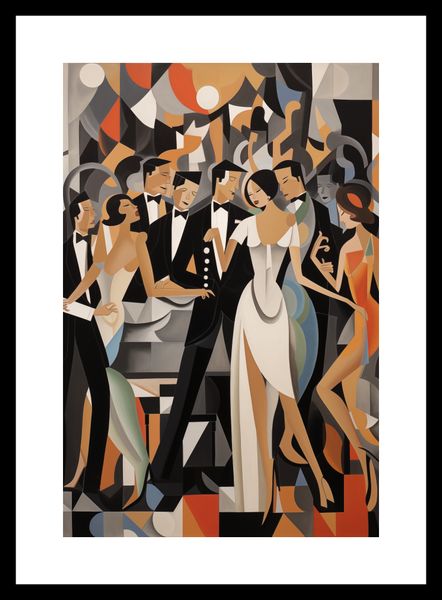 Plakat 20x30cm Bal w Art Deco zdjęcie 3