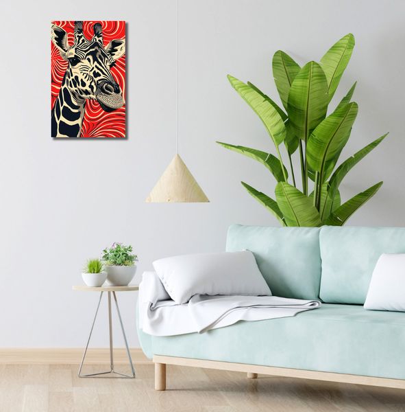 Obraz 30x50cm Wzrok Żyrafy zdjęcie 2