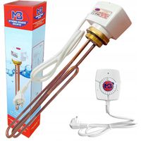 GRZAŁKA UNIWERSALNA do BOJLERA GALMET KOSPEL BIAWAR 5/4" 3000W 3kW DN32