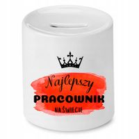 Dla Pracownika Skarbonka Najlepszy Pracownik Z Nadrukiem Ze Zdjęciem