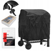 SOLIDNY POKROWIEC OCHRONNY ZAKRYCIE GRILL OSŁONA WODOODPORNY 110 x 68 x 90