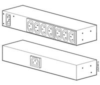 APC AP6015A rozdzielacz zasilania PDU 8 x gniazdo sieciowe 0U/1U Czarny