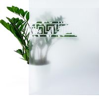 Folia Na Szyby Okienna Matowa Wzór Grecki Statyczna 45cm x 0,5mb N3