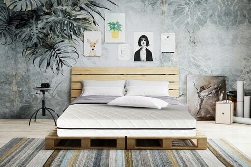 Materac 140x200 kieszeniowy ŚREDNIO TWARDY pocket 7 stref BLANCO na Arena.pl