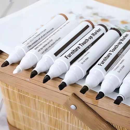 ZESTAW DO NAPRAWY RYS MEBLI DREWNIANYCH MARKARAMI PANELI DRZWI 8 SZT WOSK na Arena.pl