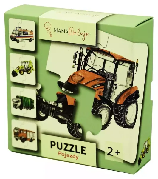Puzzle 4-elementowe Pojazdy zdjęcie 1