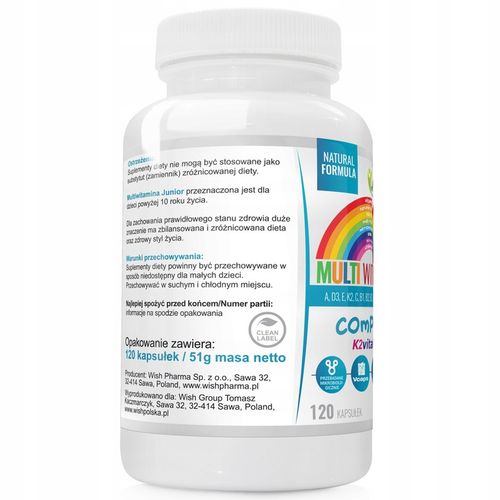 Multiwitamina JUNIOR Complex witaminy dla dzieci na Arena.pl