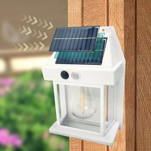 Lampa solarna Kinkiet ścienny z czujnikiem ruchu i zmierzchu 2 kolory na Arena.pl