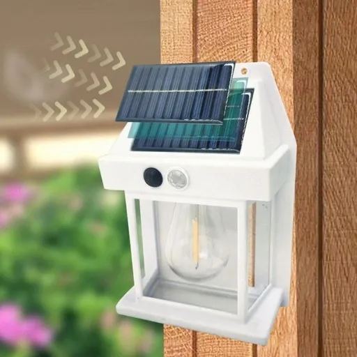 Lampa solarna Kinkiet ścienny z czujnikiem ruchu i zmierzchu 2 kolory zdjęcie 10