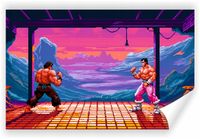 Fototapeta PREMIUM STRUKTURA ZMYWALANA gra komputerowa abstrakcja tapeta