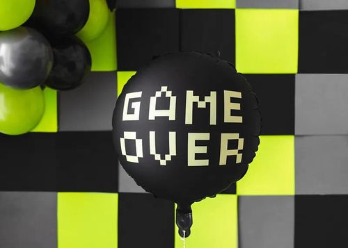 Balon foliowy okrągły Game Over, 45 cm na Arena.pl