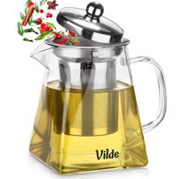 Zaparzacz Dzbanek z Zaparzaczem Sitkiem Imbryk Parzenia Herbaty Ziół 490 ml