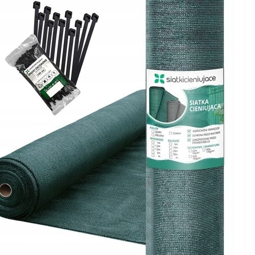 SIATKA CIENIUJĄCA 90% 1x10m MATA OSŁONOWA MASKUJĄCA NA PŁOT OGRODZENIE na Arena.pl