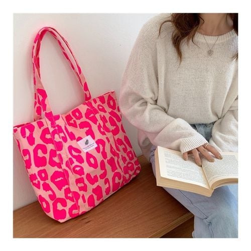 Torba materiałowa duża 58x44x10cm różowa Panterka TP16 na Arena.pl