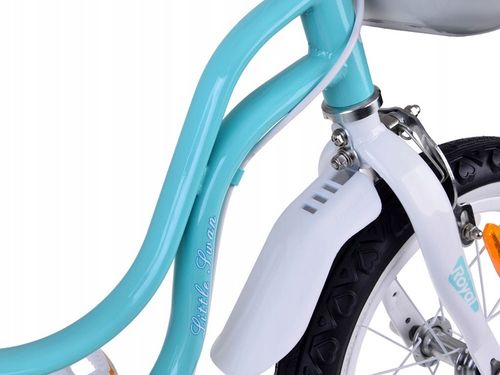 RoyalBaby Rower dziecięcy 18" Little Swan koszyk kółka boczne RB18-18 na Arena.pl