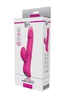 silikonowy wibrator króliczek ogrzewający dream toys magenta usb