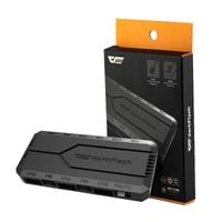 sterownik wentylatorów / moduł do komputera rgb pwm darkflash rc2 (czarny)