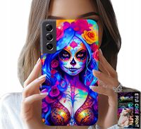 ETUI DO SAMSUNG GALAXY S21 FE - MEKSYKAŃSKA, KOLOROWA KRÓLOWA ŚMIERCI