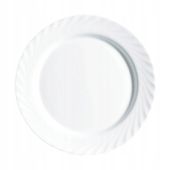 TALERZ PŁYTKI OBIAD LUMINARC TRIANON 24,5 CM BIAŁY