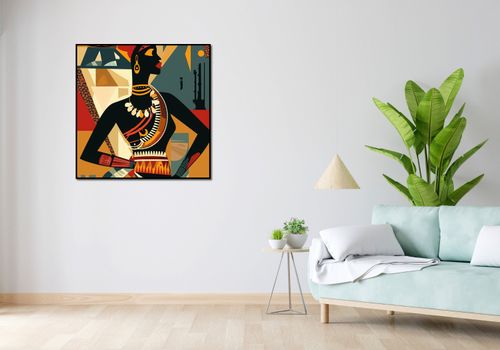 Plakat 90x90cm Afrykańska Mozaika na Arena.pl