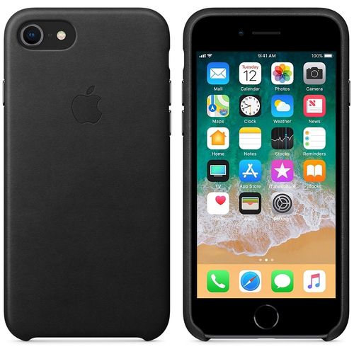 Apple iPhone 8 / 7 Leather Case - Black na Arena.pl