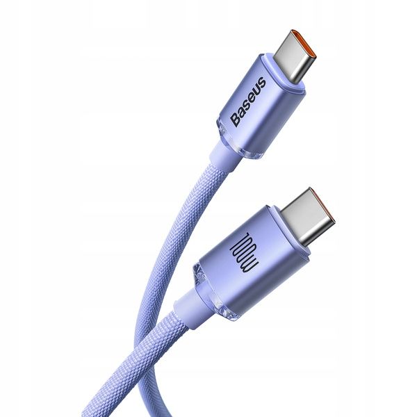 BASEUS MOCNY KABEL USB-C SZYBKIE ŁADOWANIE TYPE-C PD 100W QC 3.0 5A 1.2M zdjęcie 12