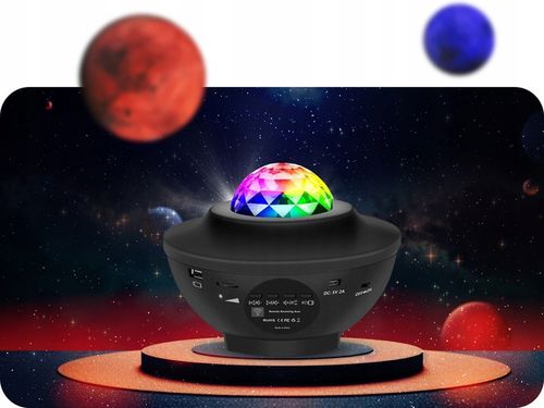 LAMPKA NOCNA KOSMOS PROJEKTOR GWIAZD RZUTNIK GWIAZD NIEBA DLA DZIECI PILOT na Arena.pl