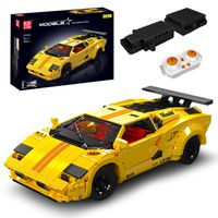 Klocki konstrukcyjne Mould King Zestaw 1384 elementy Zdalnie sterowany Cars