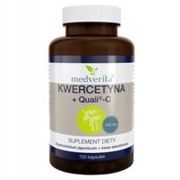 MEDVERITA KWERCETYNA + QUALI-C 250 MG 100 KAPS WITAMINA C UKŁAD KRĄŻENIA