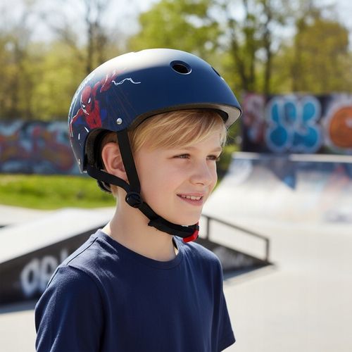 KASK DZIECIĘCY SPIDERMAN SPORTOWY ROWEROWY SPIDER-MAN ROZMIAR M 52-56 na Arena.pl