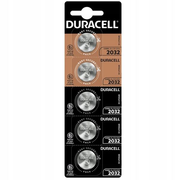 10x BATERIA SPECJALISTYCZNA DURACELL DL/CR 2032 LITOWA MINI 220mAh V: 3.0 zdjęcie 2