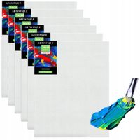 6x PŁÓTNO DO MALOWANIA PODOBRAZIE ZESTAW 24x30 CM