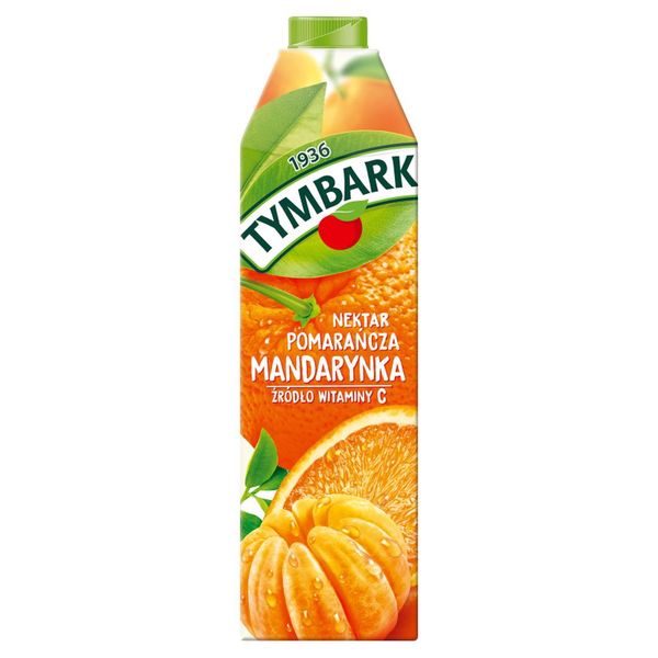 Tymbark Nektar pomarańcza mandarynka 1 l zdjęcie 1