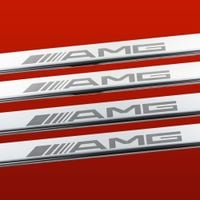 Listwa progowa MERCEDES E W210 AMG Stal nierdzewna 304 połysk 4szt