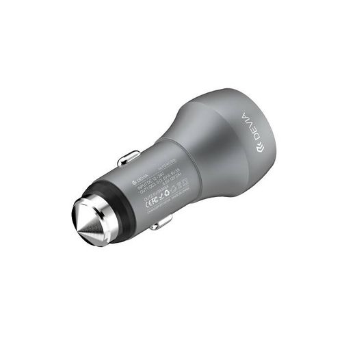 DEVIA SZYBKA ŁADOWARKA SAMOCHODOWA QUICK CHARGE 3.0 2xUSB na Arena.pl