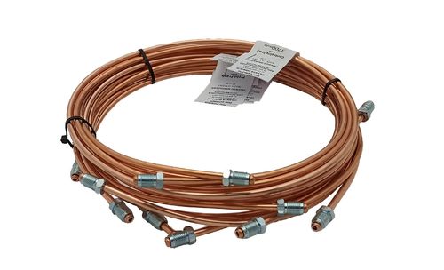 Renault Megane 1 - zestaw przewodów hamulcowych  miedzianych Oś Tylna na Arena.pl