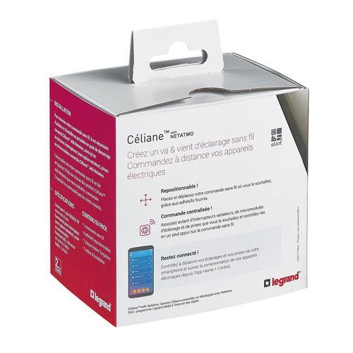 Celiane with NETATMO Łącznik bezprzewodowy oświetlenia i gniazd - GRAFITOWY Legrand 064893 na Arena.pl