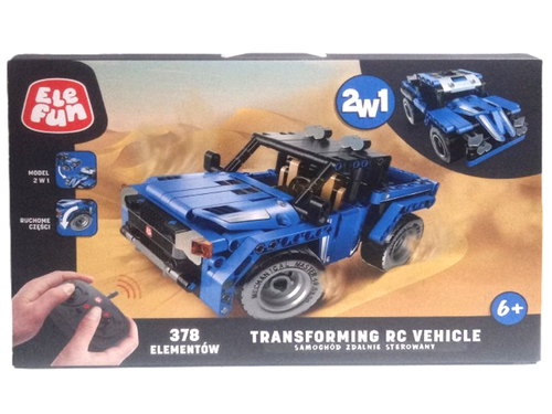 Klocki Elefun - Zdalnie sterowane auto 2w1 8019 na Arena.pl