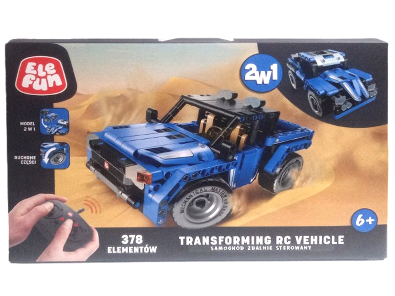 Klocki Elefun - Zdalnie sterowane auto 2w1 8019 zdjęcie 2