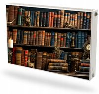 Mata magnetyczna magnes ozdobny na grzejnik na wymiar REGAŁ NA KSIĄŻKI